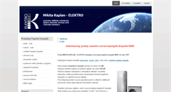 Desktop Screenshot of kaplan.cz