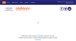 Desktop Screenshot of kaplan.com.co